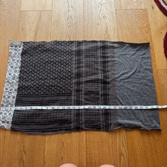 CODELLO Gray and Cream Multi- Patterned TUBE Infinity Scarf - Picture 8 of 13